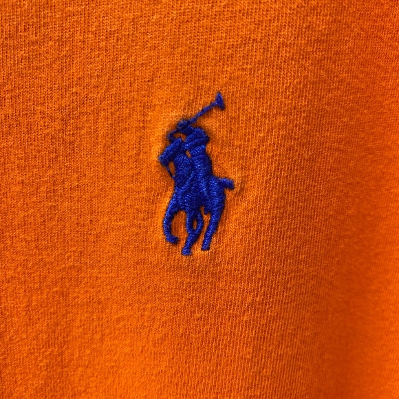 Men’s Orange Polo T-shirt - Picture 5 of 6